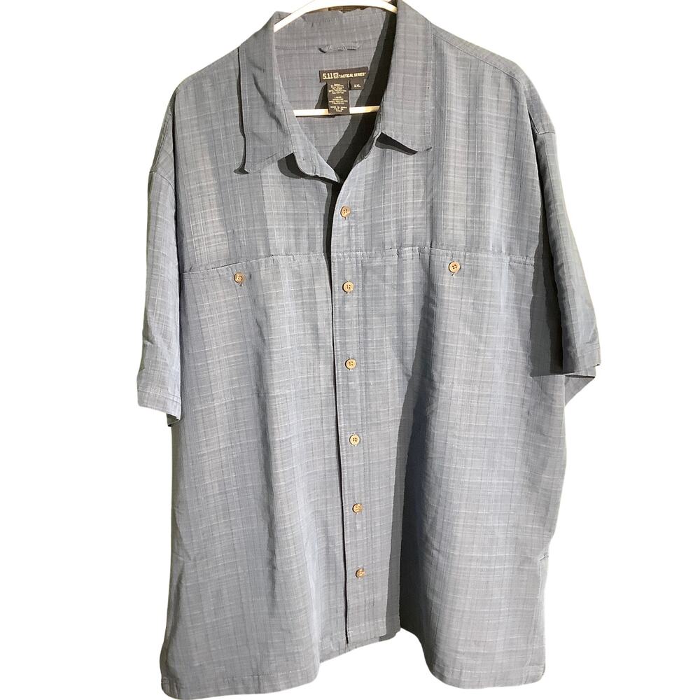 5.11 Tactical Men’s 2XL Button Down Shirt — Utility, Outdoor, Casual